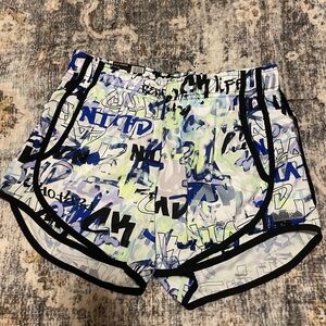 Stylish Women's Graphic Print Running Shorts